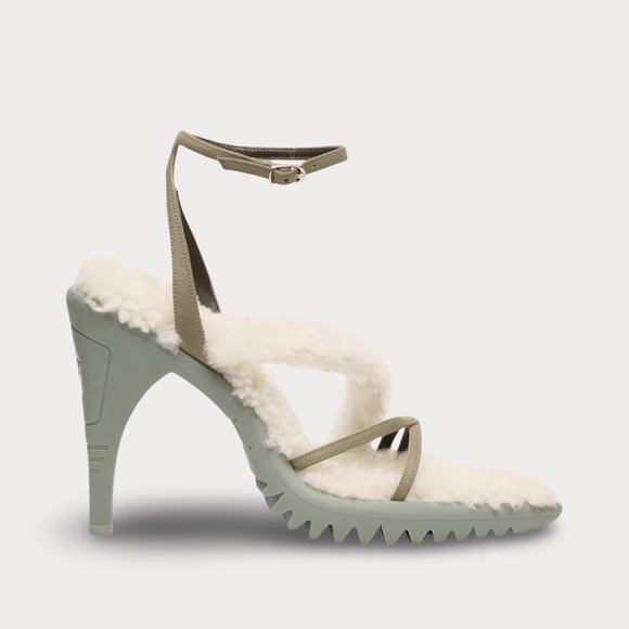 Off-White Shoes - Off-White Allen Shearling Heel - Women’s 6